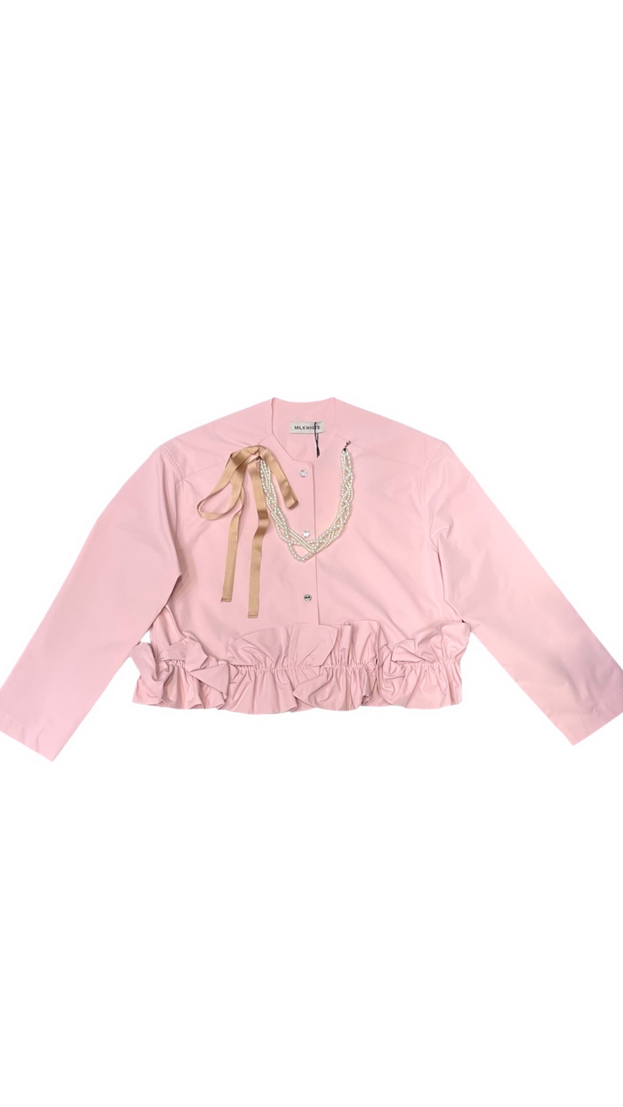 JACKET (PINK) MILKWHITE