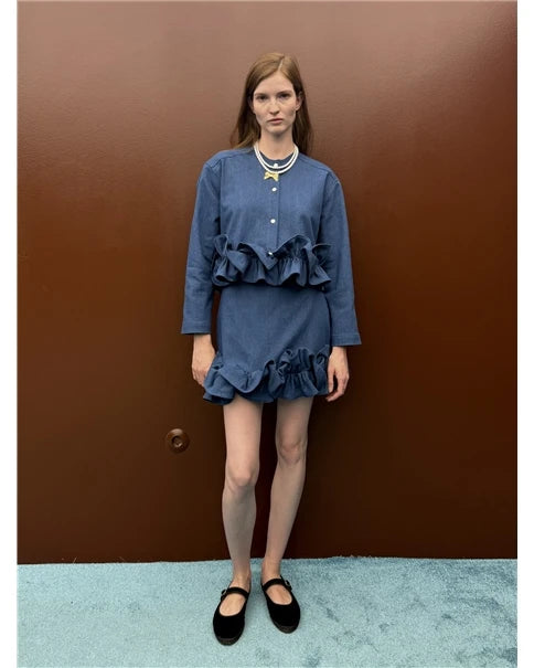 ΤΖΙΝ JACKET MILKWHITE