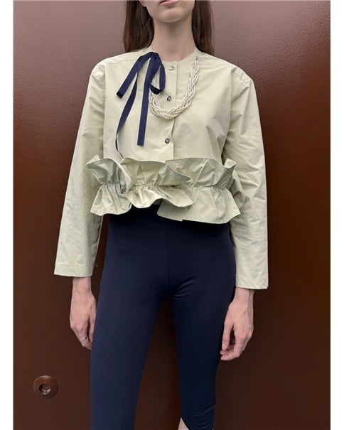 JACKET (YELLOW) MILKWHITE