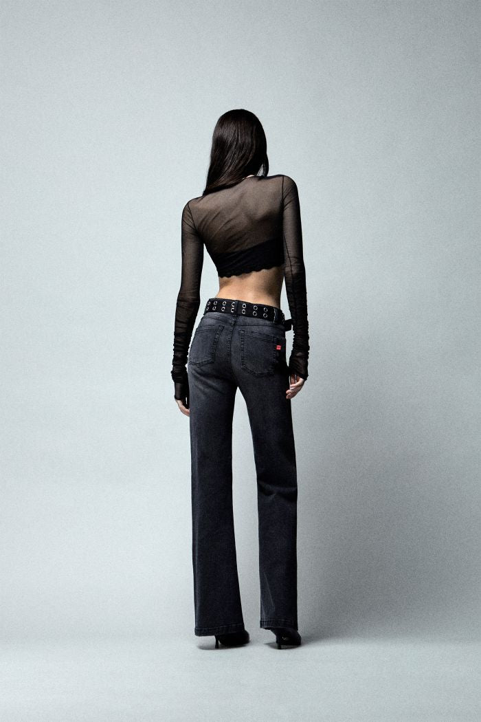 LENA CROPPED TOP ΑΠΟ ΤΟΥΛΙ ANIYE BY