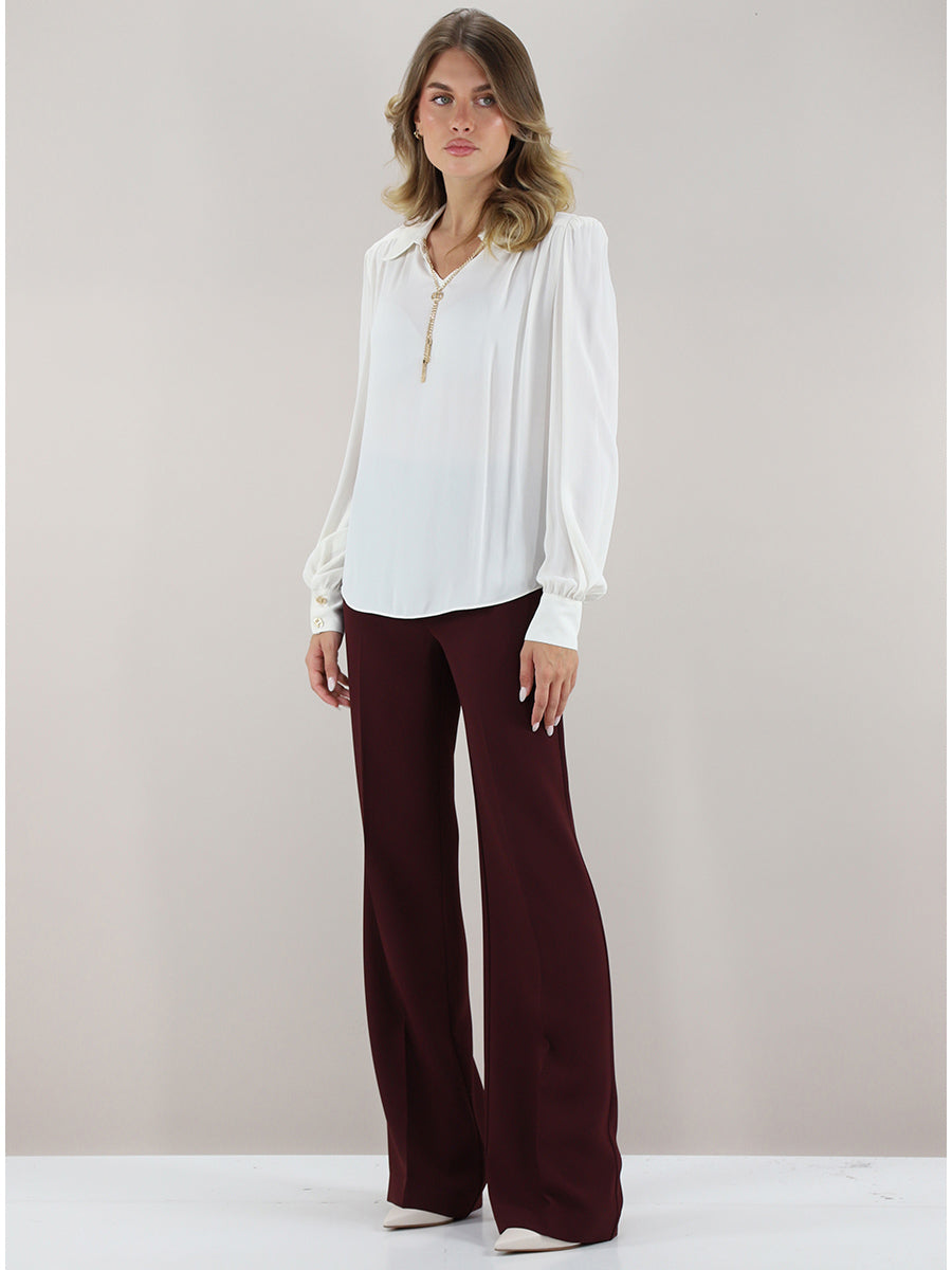 ΜΠΛΟΥΖΑ ΜΕ ΑΛΥΣΙΔΑ ΣΕ ΣΧΗΜΑ Τ TWINSET