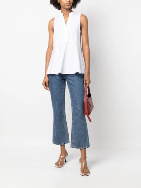 ΜΠΛΟΥΖΑ ΠΟΠΛΙΝΑ (WHITE) TWINSET