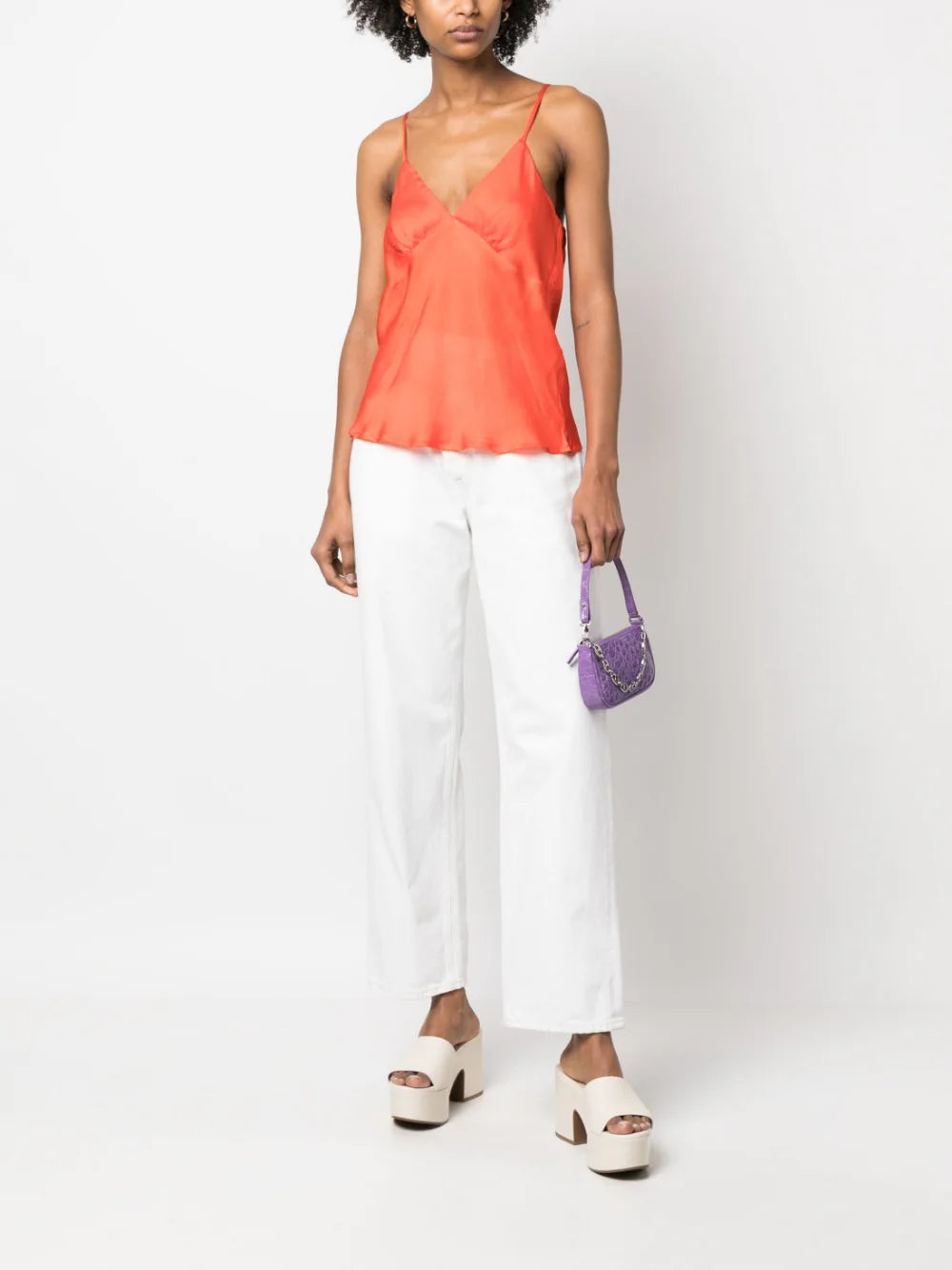 ΣΑΤΕΝ ΤΟΠ (ORANGE) TWINSET