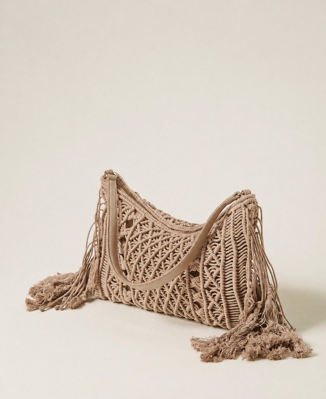 ΜΑΚΡΑΜΕ ΤΣΑΝΤΑ HOBO ΜΕ ΚΡΟΣΣΙΑ (ROPE) TWINSET