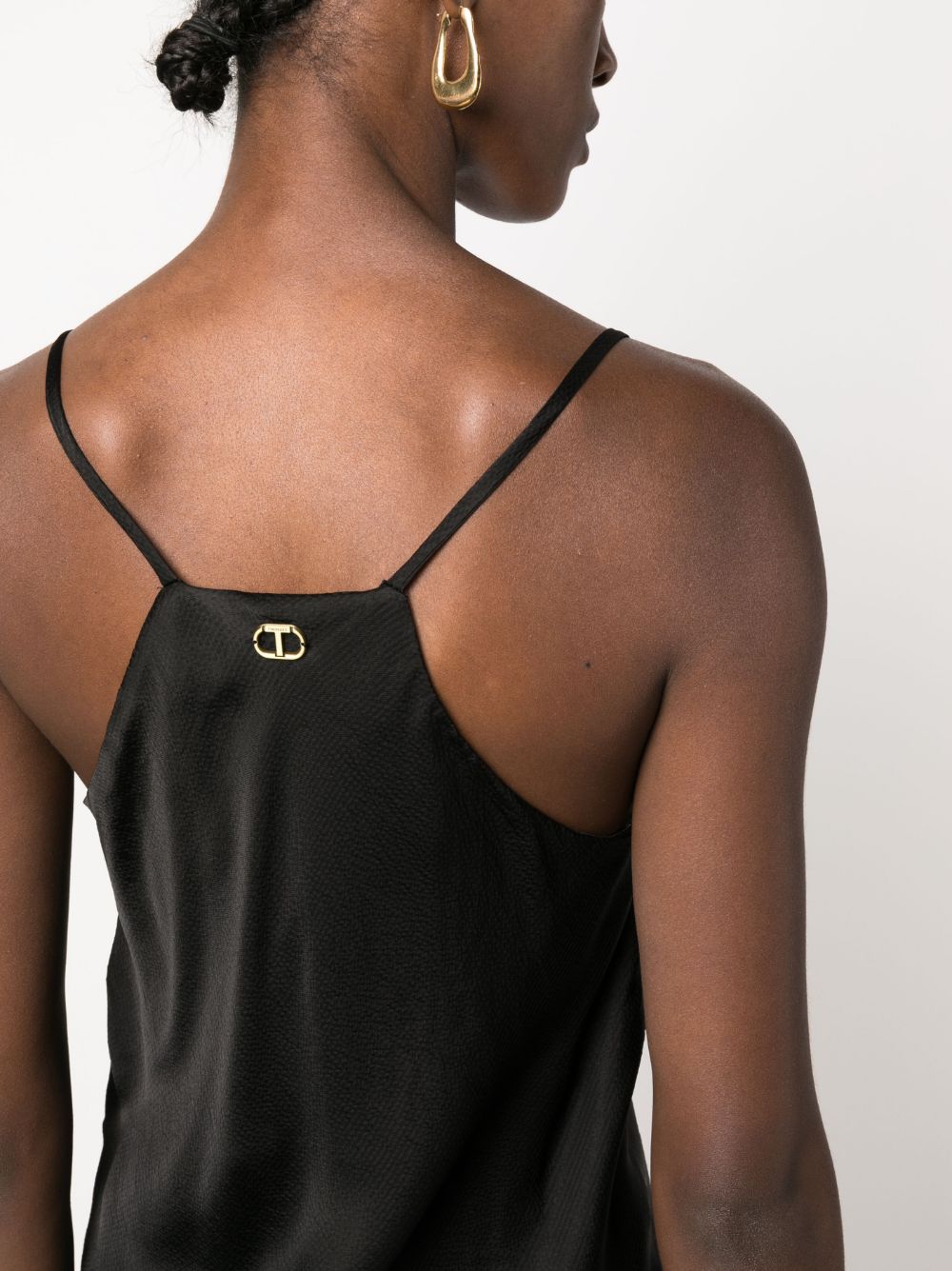 ΣΑΤΕΝ ΤΟΠ (BLACK) TWINSET