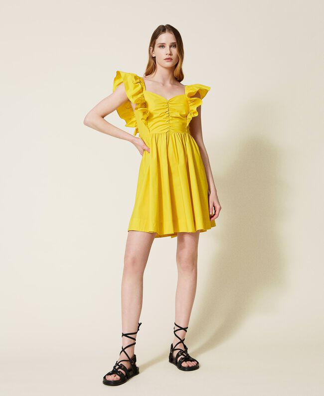 ΚΟΝΤΟ ΦΟΡΕΜΑ ΑΠΟ ΠΟΠΛΙΝΑ ΜΕ ΜΑΝΙΚΙΑ ΜΕ ΦΙΝΙΡΙΣΜΑ TWINSET