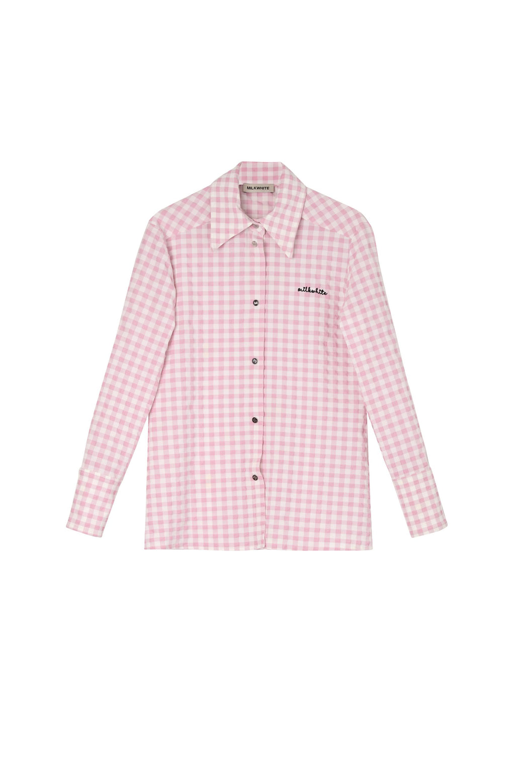 ΚΑΡΟ ΠΟΥΚΑΜΙΣΟ (VICHY PINK) MILKWHITE