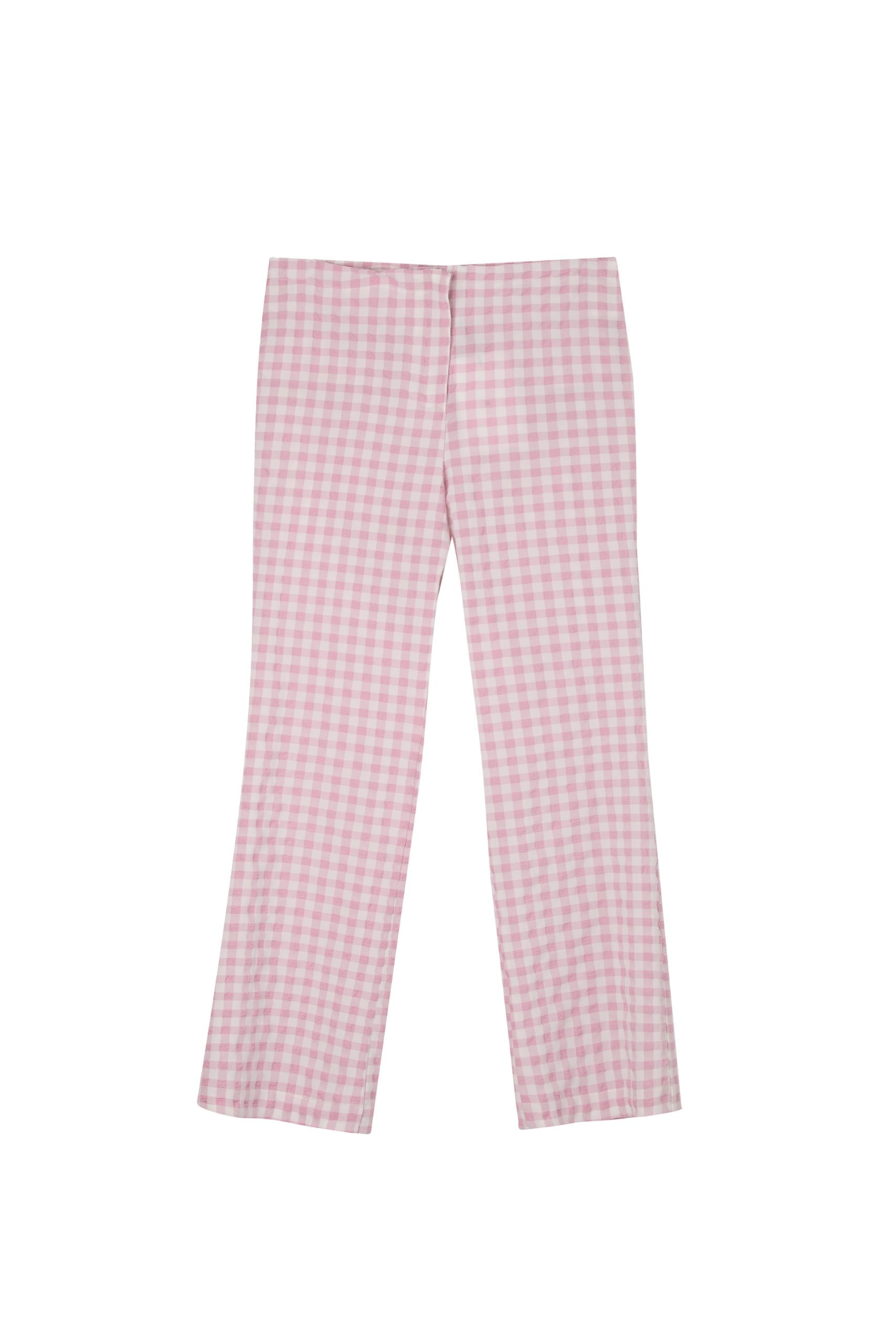 ΚΑΡΟ CROPPED ΠΑΝΤΕΛΟΝΙ (VICHY PINK) MILKWHITE