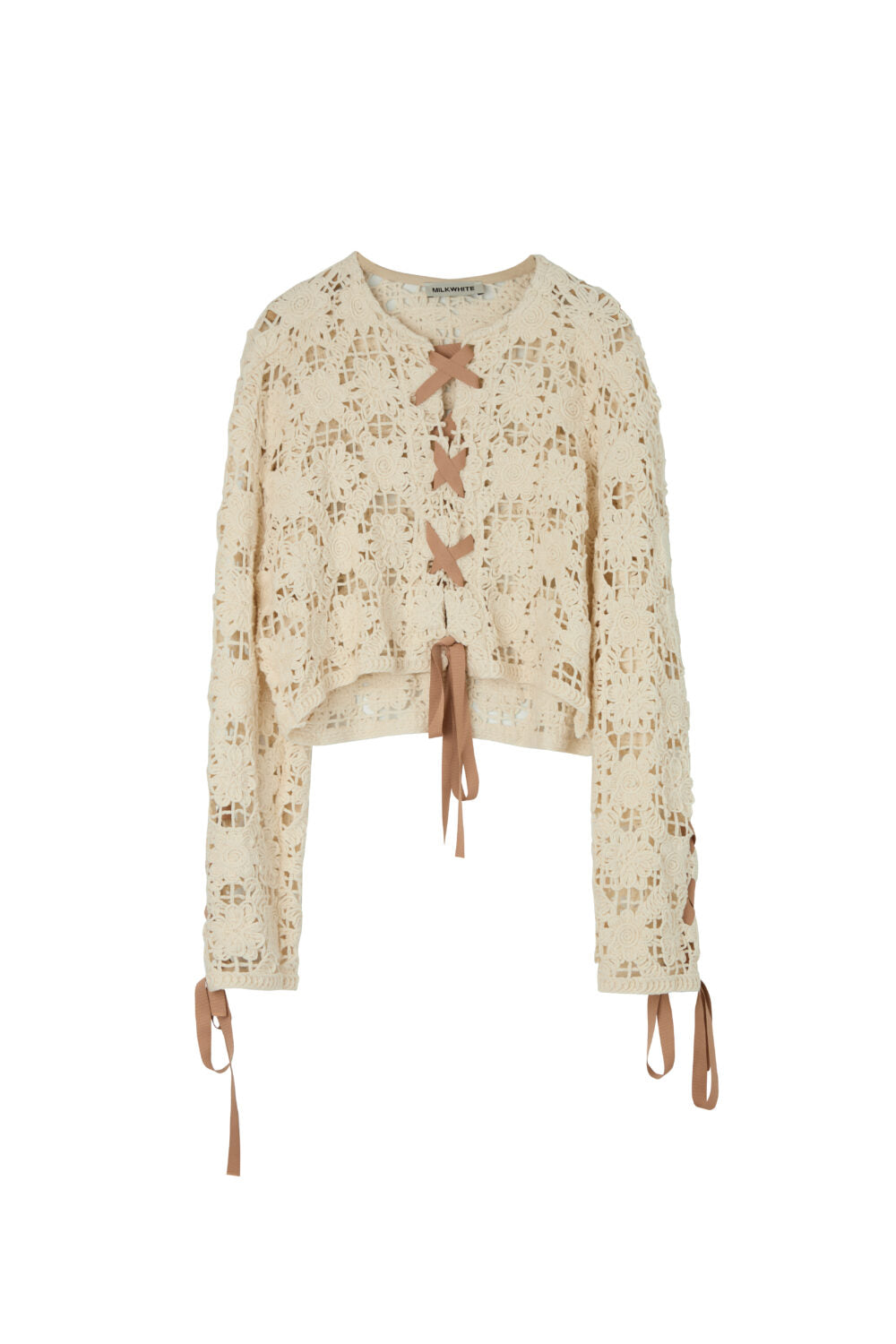 CROCHET JACKET MILKWHITE