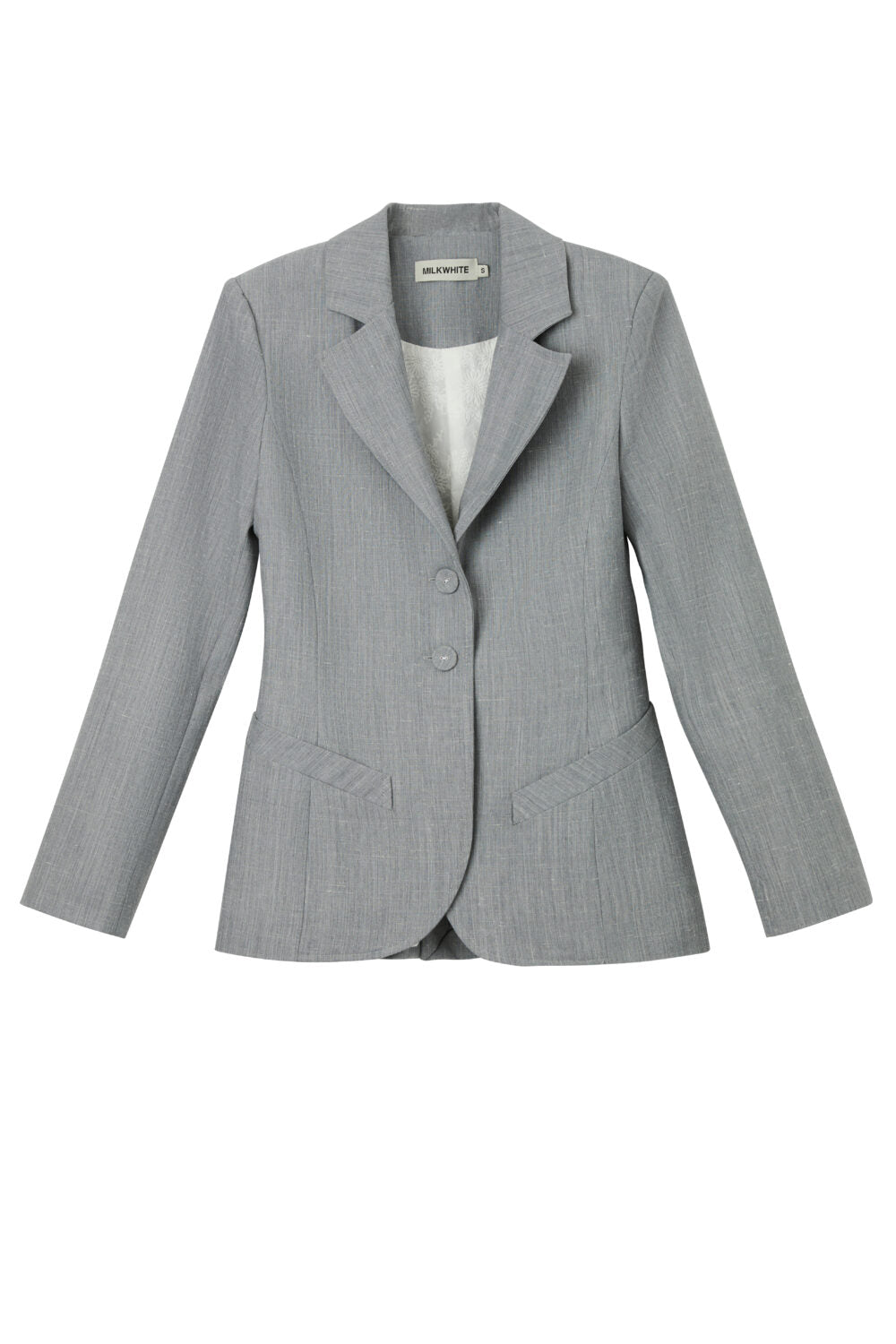 FITTED ΣΑΚΑΚΙ (GREY) MILKWHITE