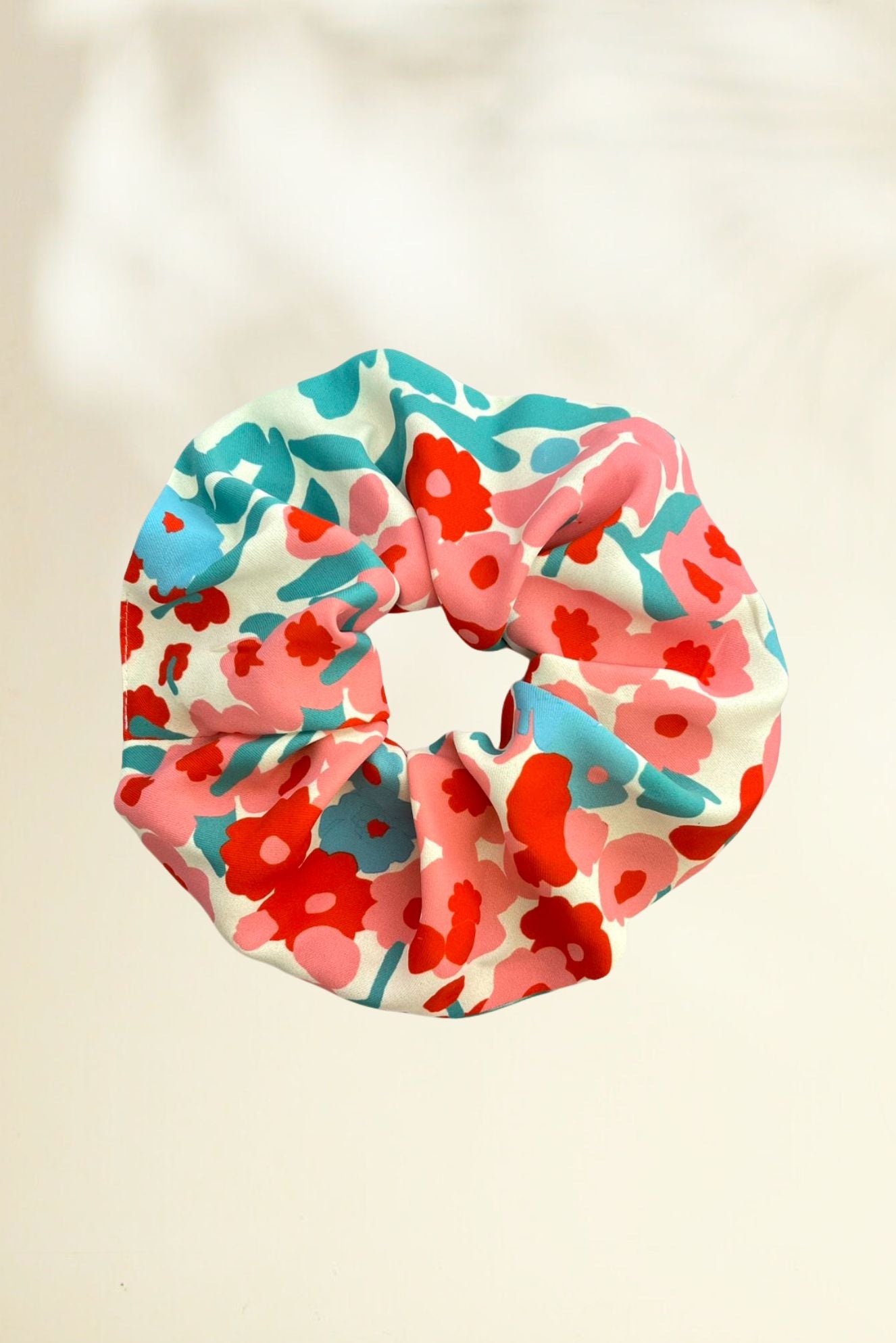SCRUNCHIES (WHITE/WILDFLOWERS) MAMOUSH