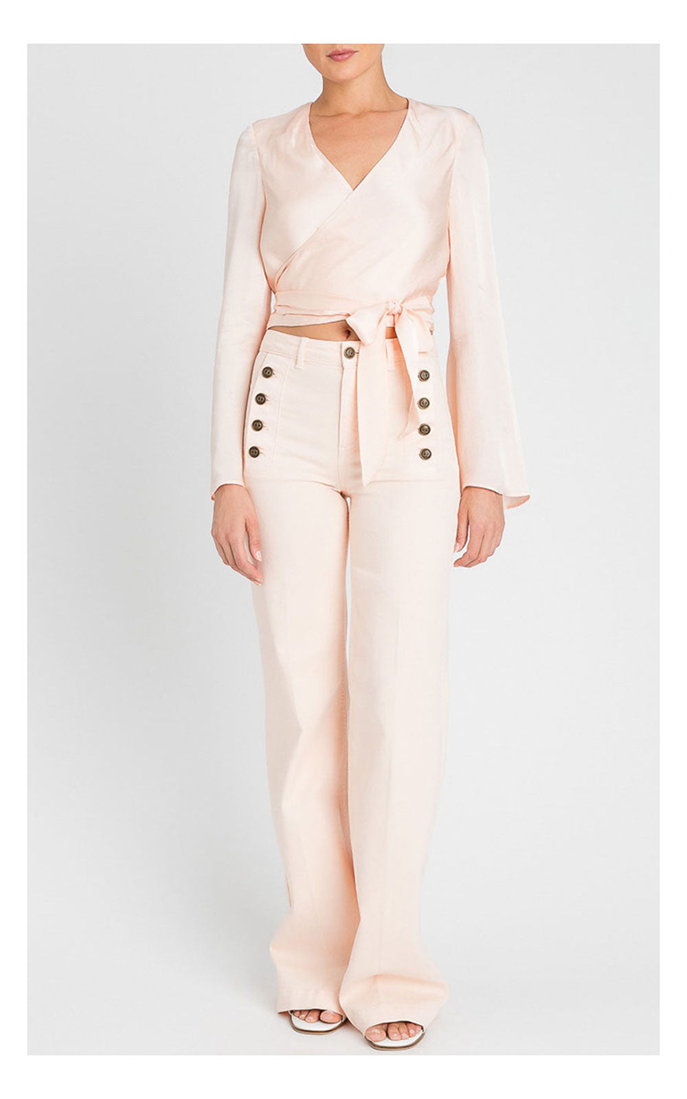 ΤΖΙΝ ΠΑΝΤΕΛOΝΙ ΜΕ ΔΙΑΚΟΣΜΗΤΙΚA ΚΟΥΜΠΙA TWINSET