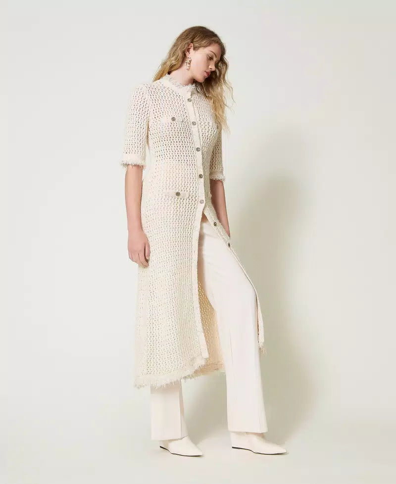 ΖΑΚΑΡ ΠΛΕΚΤΟ ΦΟΡΕΜΑ ΜΕ ΜΙΚΡΕΣ ΠΑΓΙΕΤΕΣ TWINSET