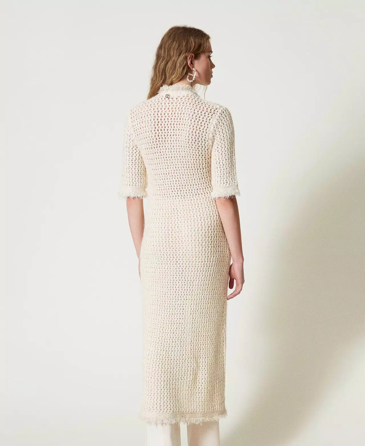 ΖΑΚΑΡ ΠΛΕΚΤΟ ΦΟΡΕΜΑ ΜΕ ΜΙΚΡΕΣ ΠΑΓΙΕΤΕΣ TWINSET