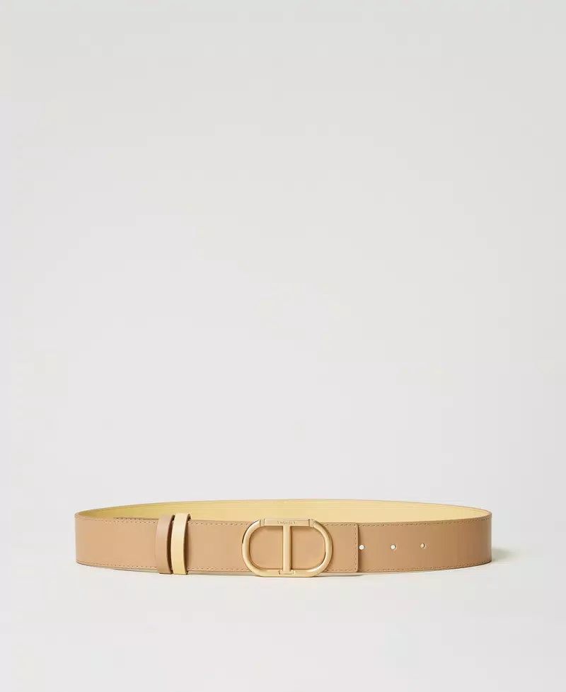 ΔΙΧΡΩΜΗ ΖΩΝΗ ΜΕ ΛΟΓΟΤΥΠΟ TWINSET