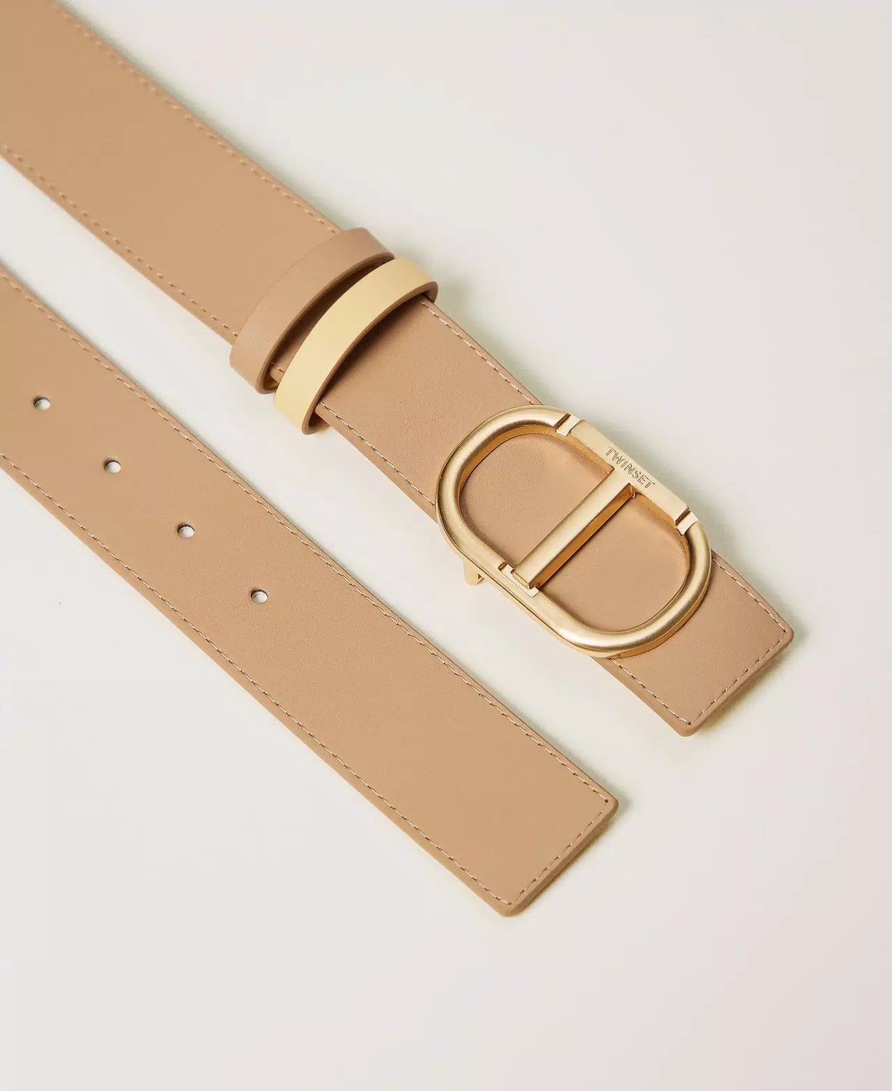 ΔΙΧΡΩΜΗ ΖΩΝΗ ΜΕ ΛΟΓΟΤΥΠΟ TWINSET