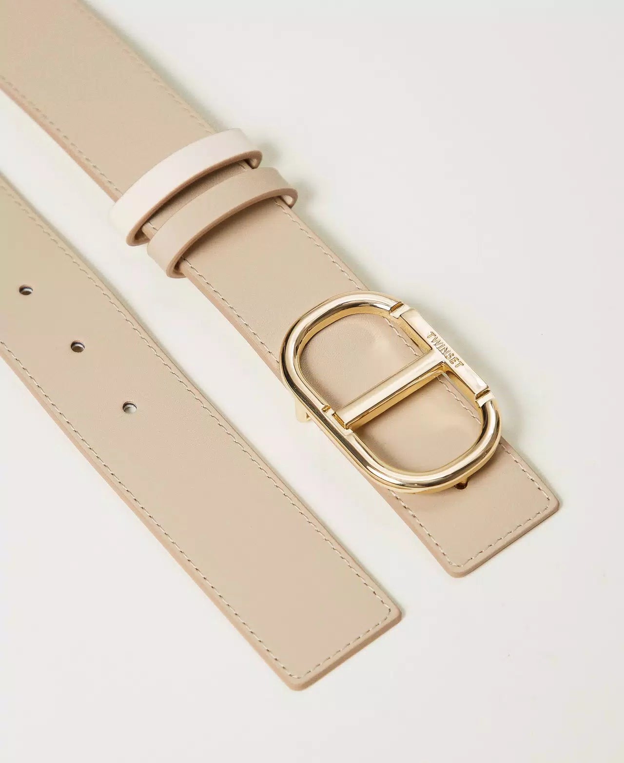 ΔΙΧΡΩΜΗ ΖΩΝΗ ΜΕ ΛΟΓΟΤΥΠΟ TWINSET