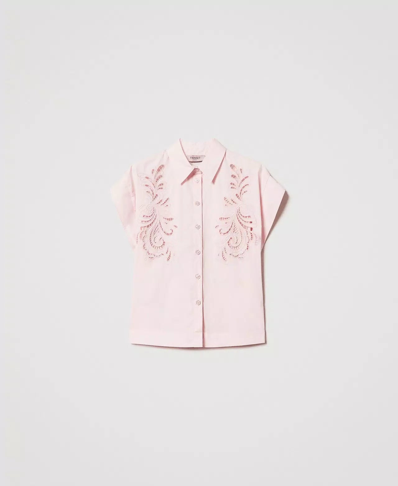 ΠΟΥΚΑΜΙΣΟ ΠΟΠΛΙΝΑ ΜΕ ΚΕΝΤΗΜΑ TWINSET