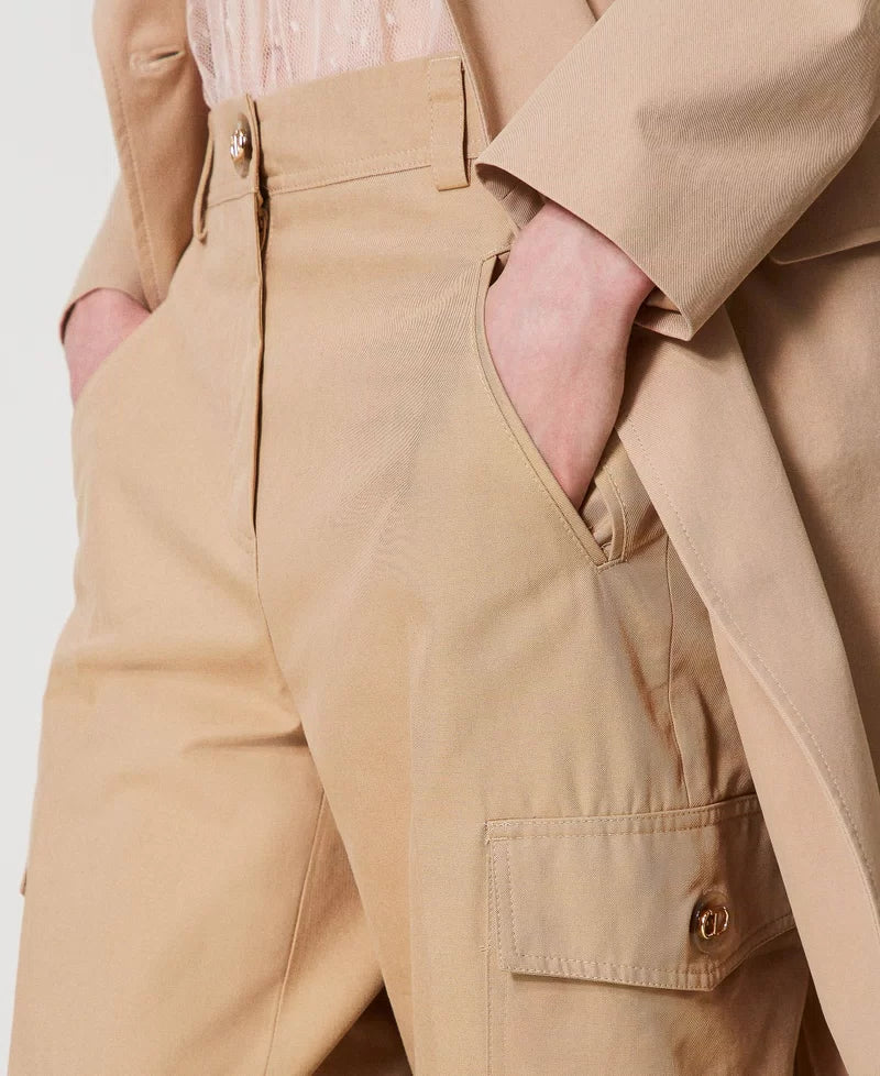 ΠΑΝΤΕΛΟΝΙ CARGO GABARDINE TWINSET