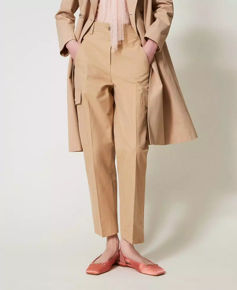 ΠΑΝΤΕΛΟΝΙ CARGO GABARDINE TWINSET