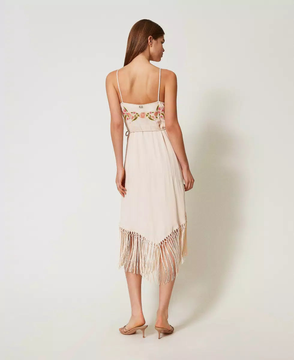 ΦΟΡΕΜΑ ΜΕ ΦΛΟΡΑΛ ΚΕΝΤΗΜΑ ΚΑΙ ΚΡΟΣΙΑ TWINSET