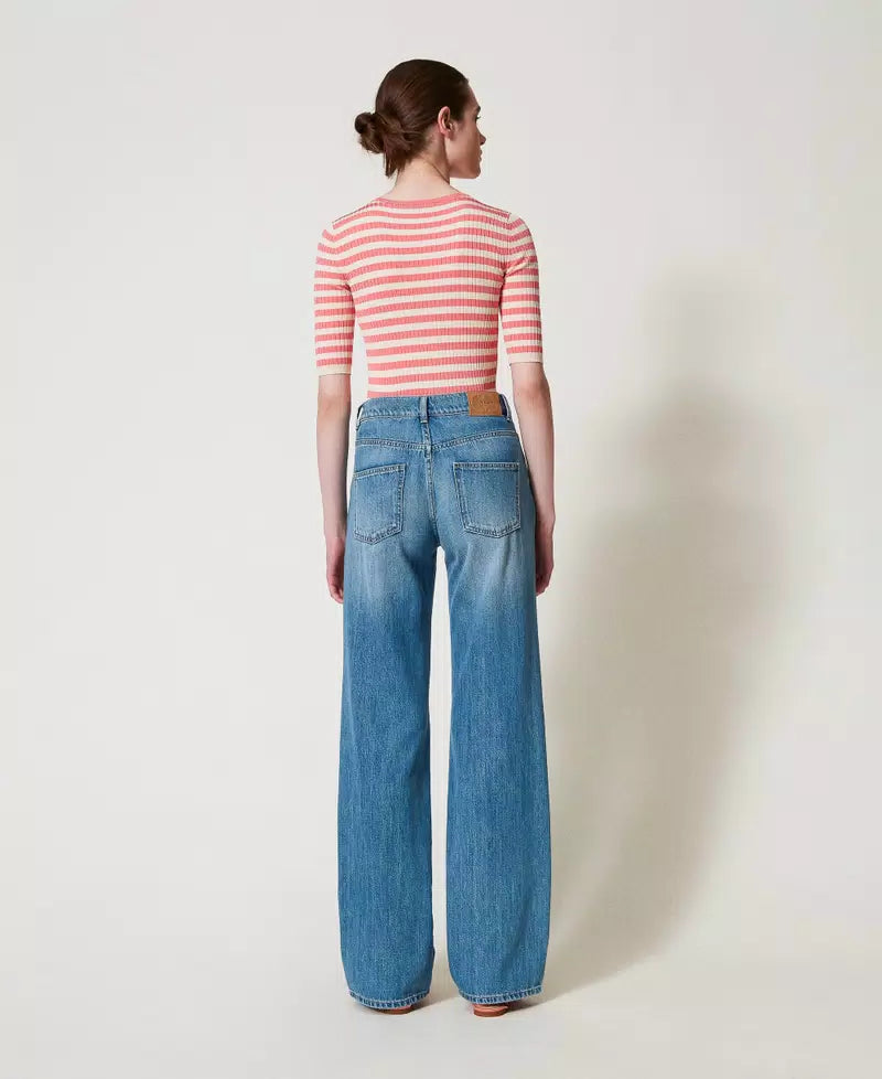 ΤΖΙΝ ΣΕ ΙΣΙΑ ΓΡΑΜΜΗ ΜΕ ΠΕΝΤΕ ΤΣΕΠΕΣ TWINSET