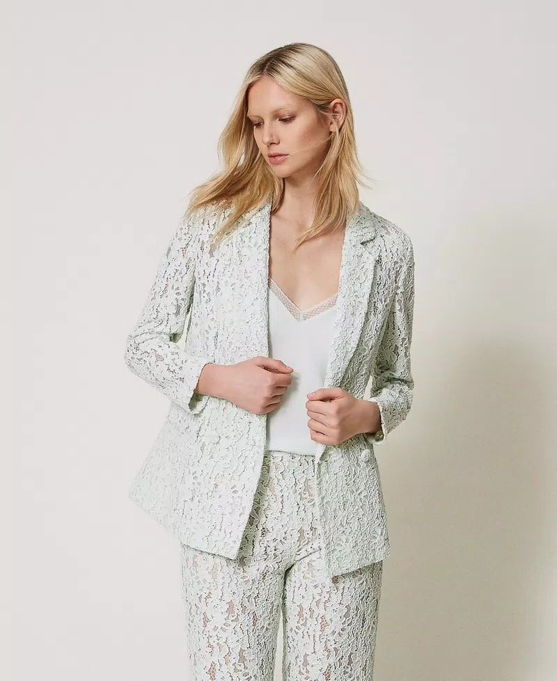 ΣΑΚΑΚΙ ΔΑΝΤΕΛΕΝΙΟ ΜΑΚΡΑΜΕ TWINSET