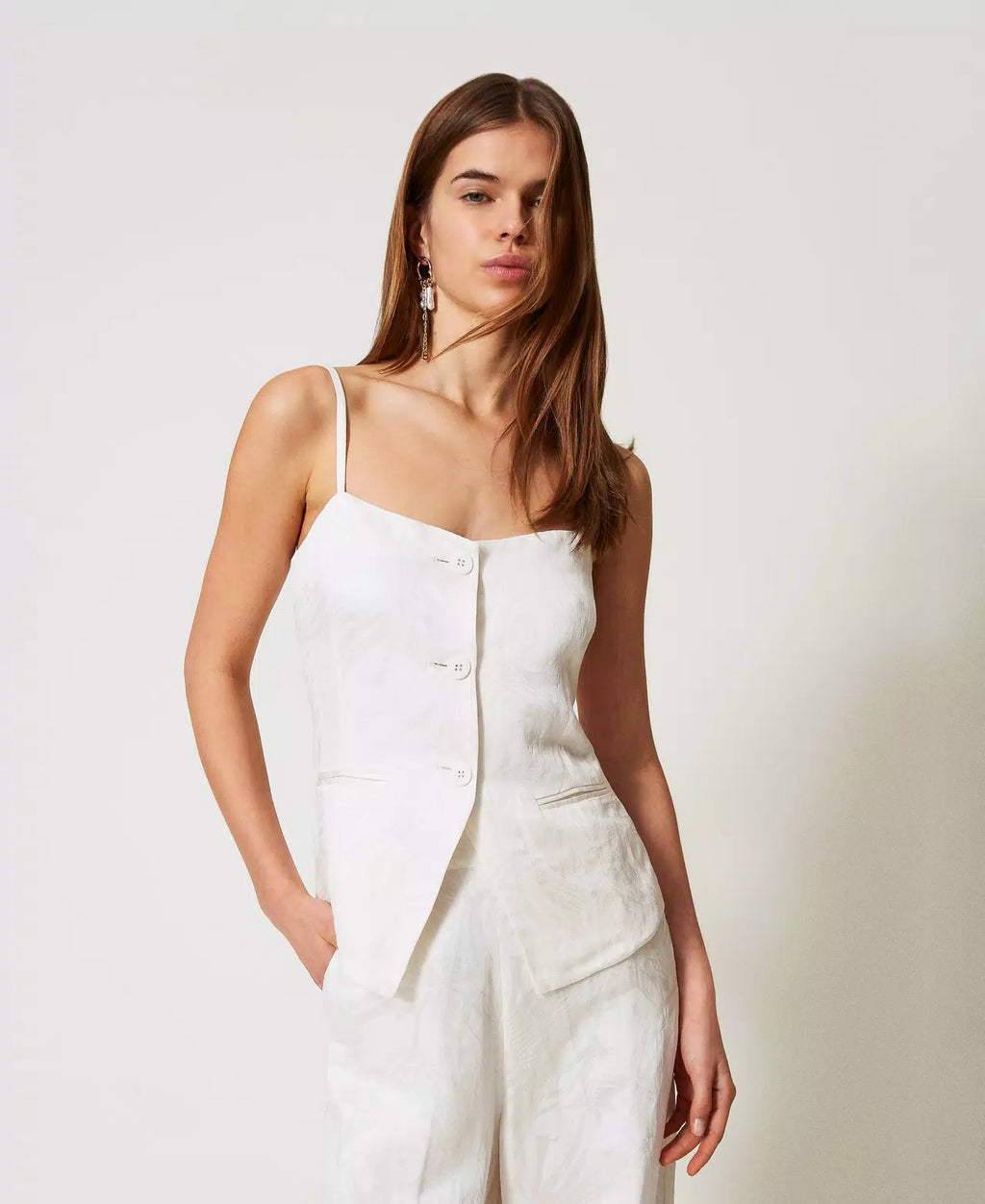 ΕΦΑΡΜΟΣΤΟ ΖΑΚΑΡ TOP ΣΑΤΕΝ TWINSET