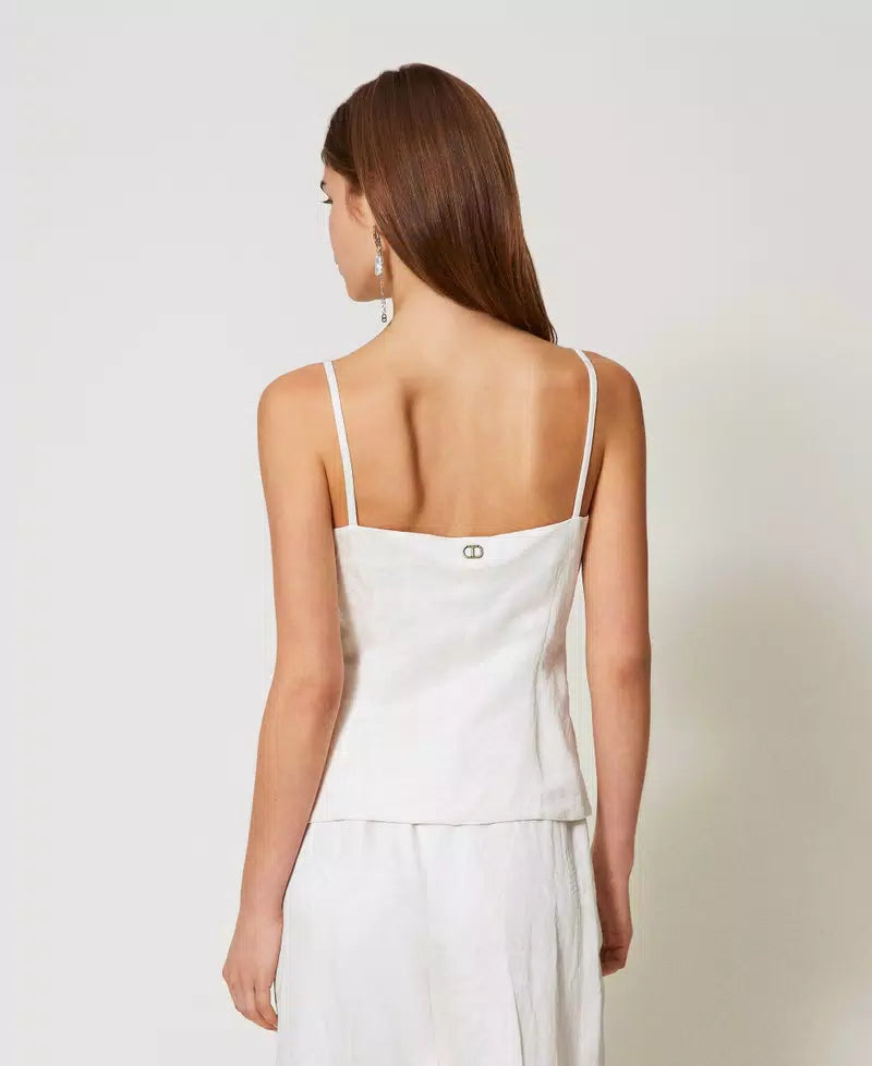 ΕΦΑΡΜΟΣΤΟ ΖΑΚΑΡ TOP ΣΑΤΕΝ TWINSET