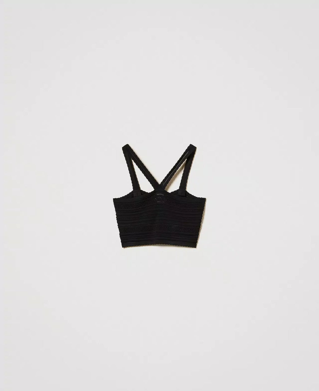 CROPPED TOP ΣΕ ΠΛΕΚΤΟ TWINSET