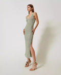 ΦΟΡΕΜΑ LONGUETTE ΠΛΕΚΤΟ ΜΕ LUREX TWINSET