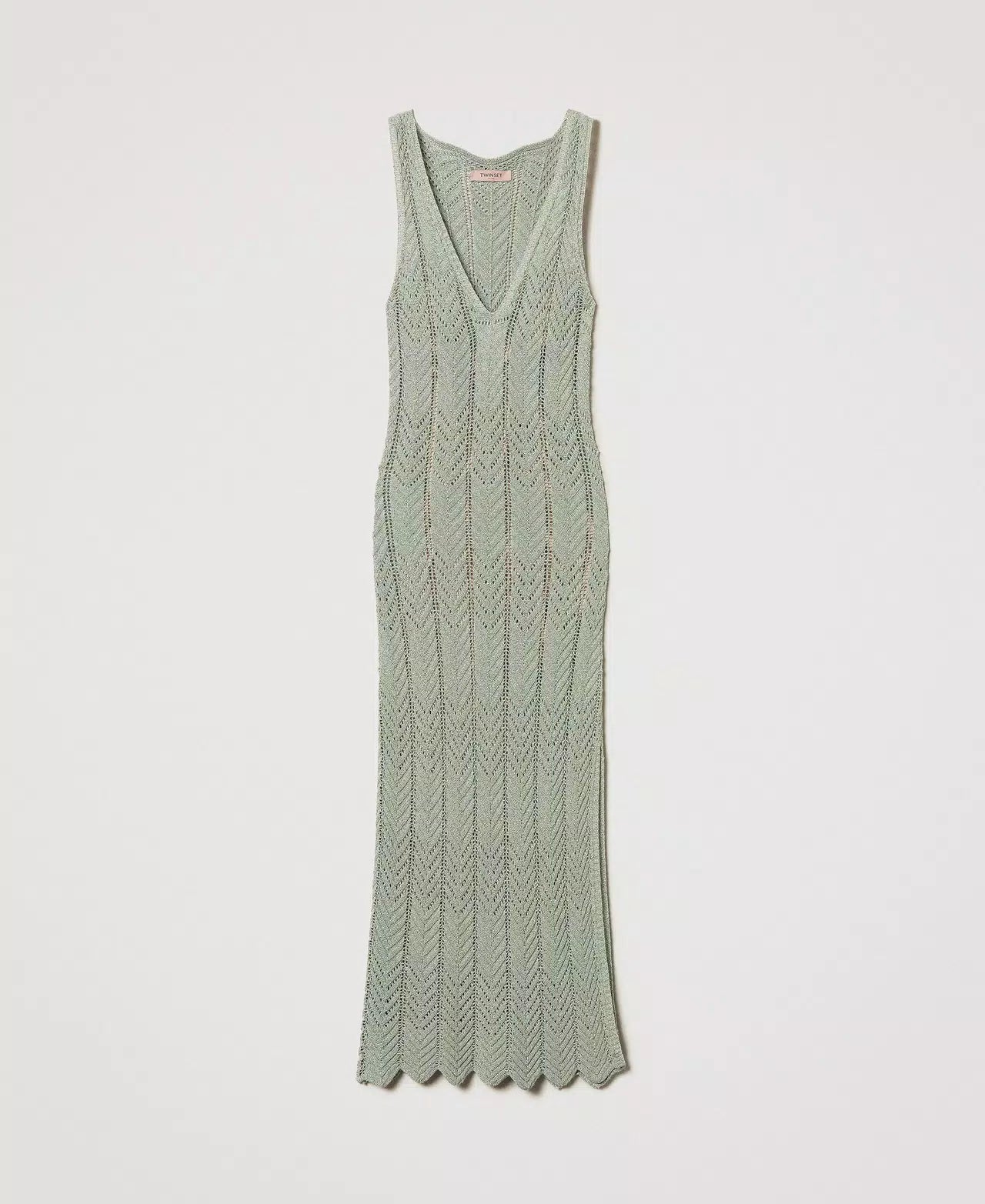 ΦΟΡΕΜΑ LONGUETTE ΠΛΕΚΤΟ ΜΕ LUREX TWINSET