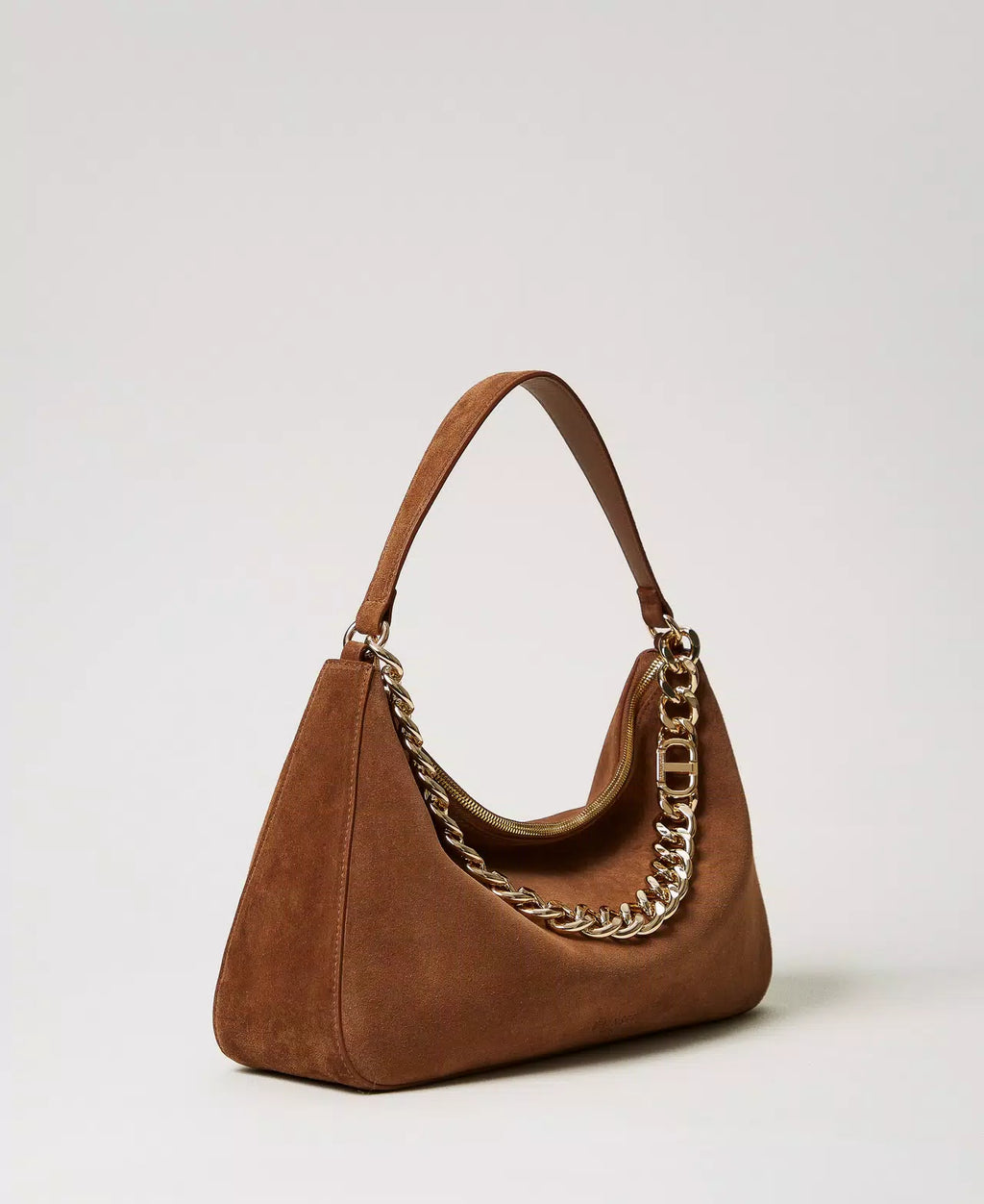 LILIANE' MEDIUM SUEDE ΤΣΑΝΤΑ (BROWN) TWINSET