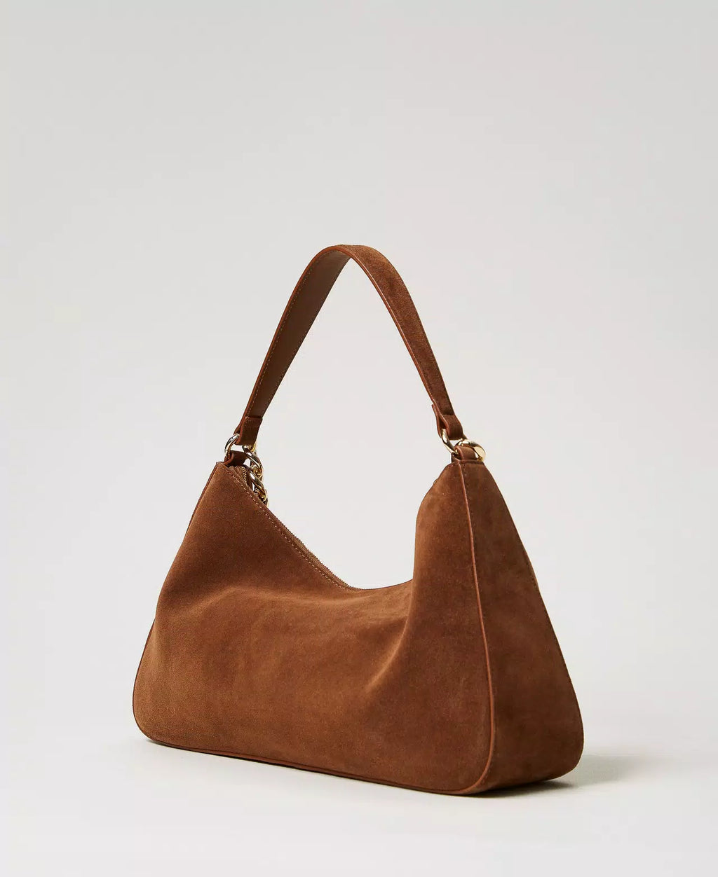 LILIANE' MEDIUM SUEDE ΤΣΑΝΤΑ (BROWN) TWINSET