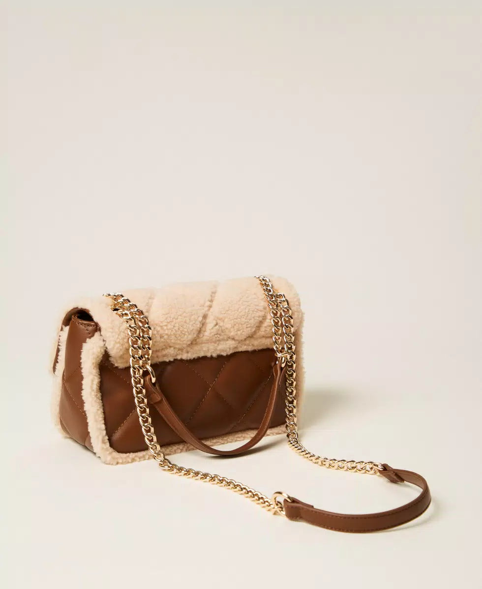 ΚΑΠΙΤΟΝΕ ΤΣΑΝΤΑ ΩΜΟΥ ΜΕ ΤΕΧΝΗΤΗ ΓΟΥΝΑ TWINSET MILANO