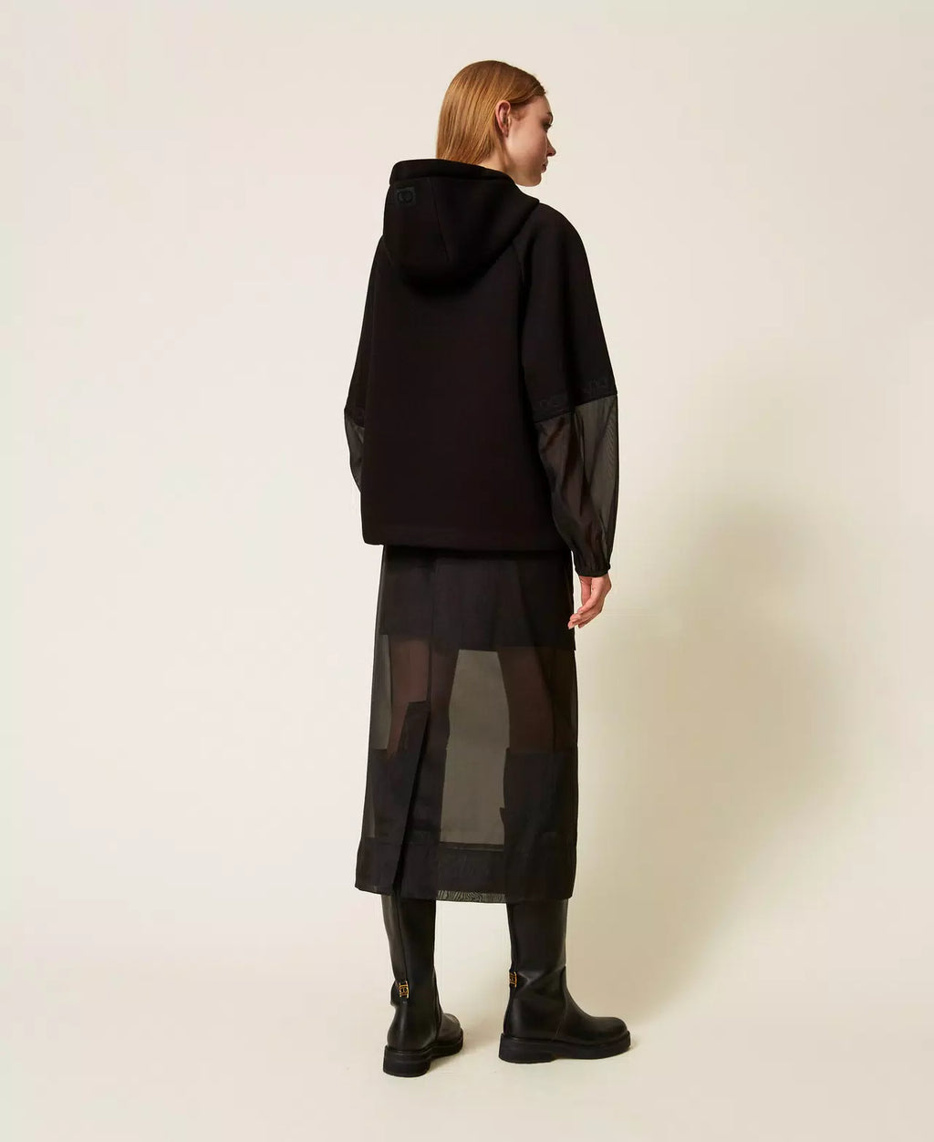 ΦΟΥΤΕΡ ΜΠΛΟΥΖΑ ΑΠΟ ΥΦΑΣΜΑ SCUBA ΚΑΙ ΟΡΓΑΝΤΣΑ TWINSET