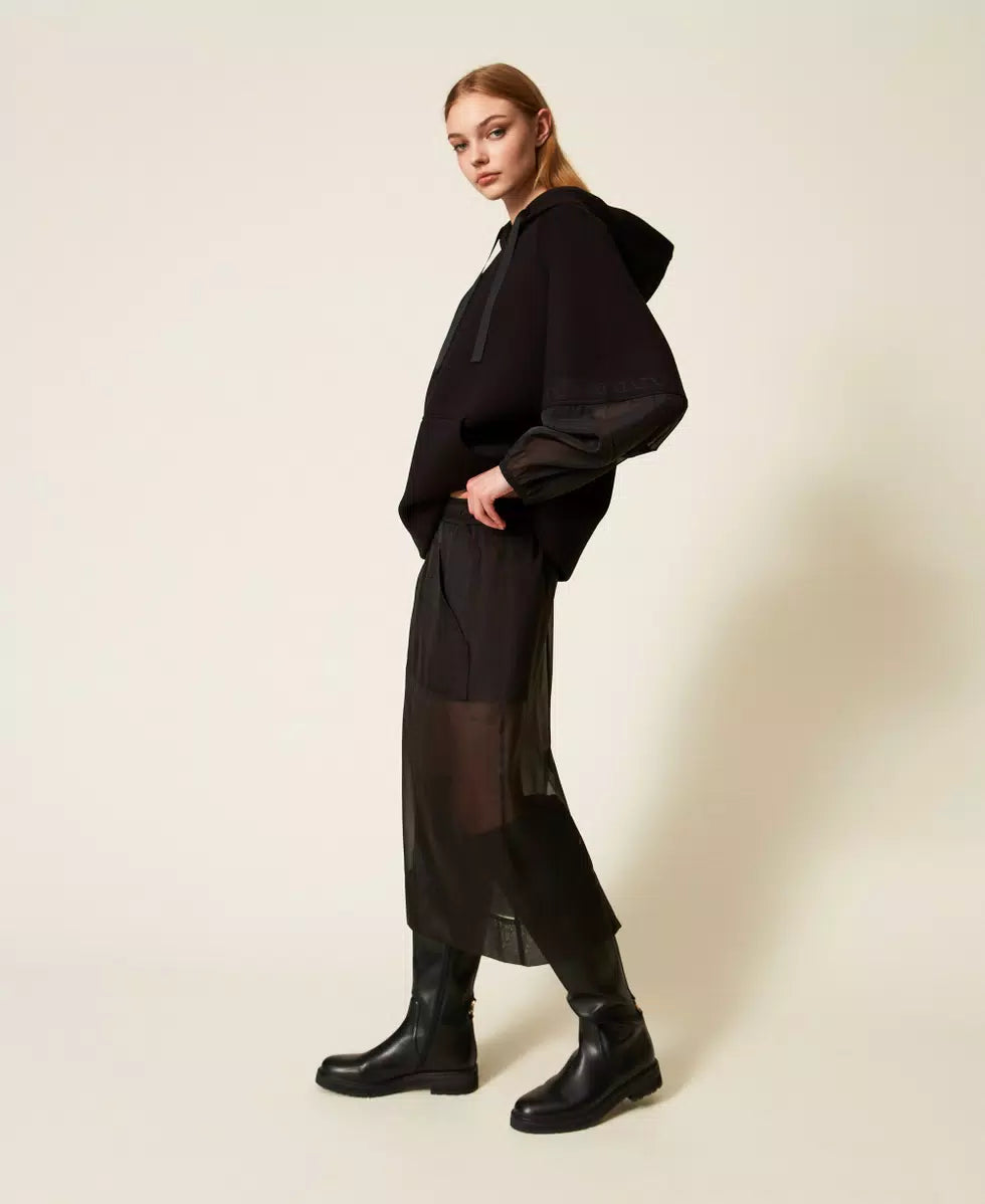 MINDI ΦΟΥΣΤΑ ΑΠΟ ΟΡΓΑΝΤΖΑ TWINSET