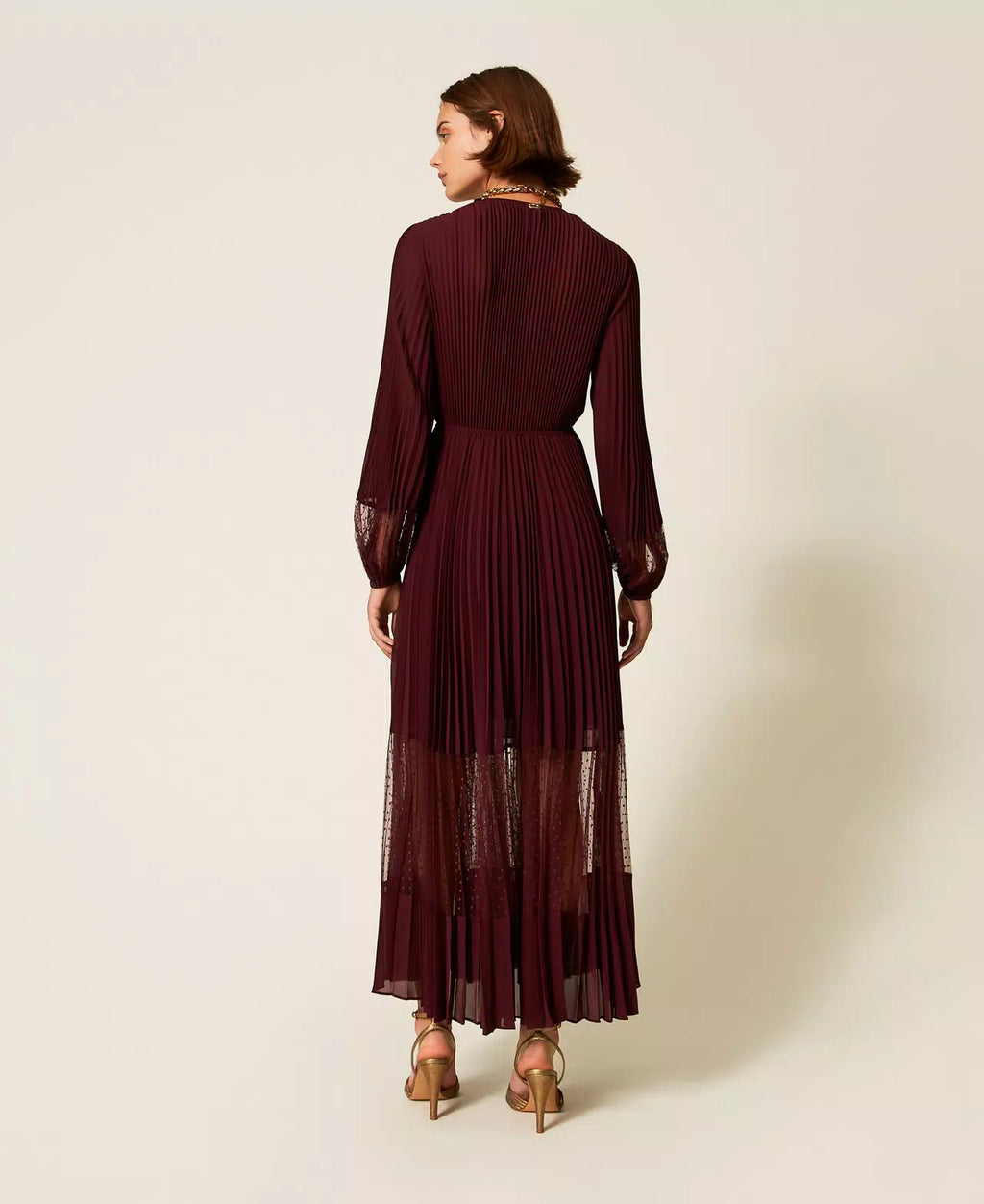 ΦΟΡΕΜΑ ΑΠΟ ΜΟΥΣΕΛΙΝΑ ΜΕ ΠΟΥΑ ΔΑΝΤΕΛΑ TWINSET