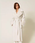 ΜΑΚΡΥ ΠΑΛΤΟ ΜΕ ΓΟΥΝΑ (WHITE) TWINSET MILANO