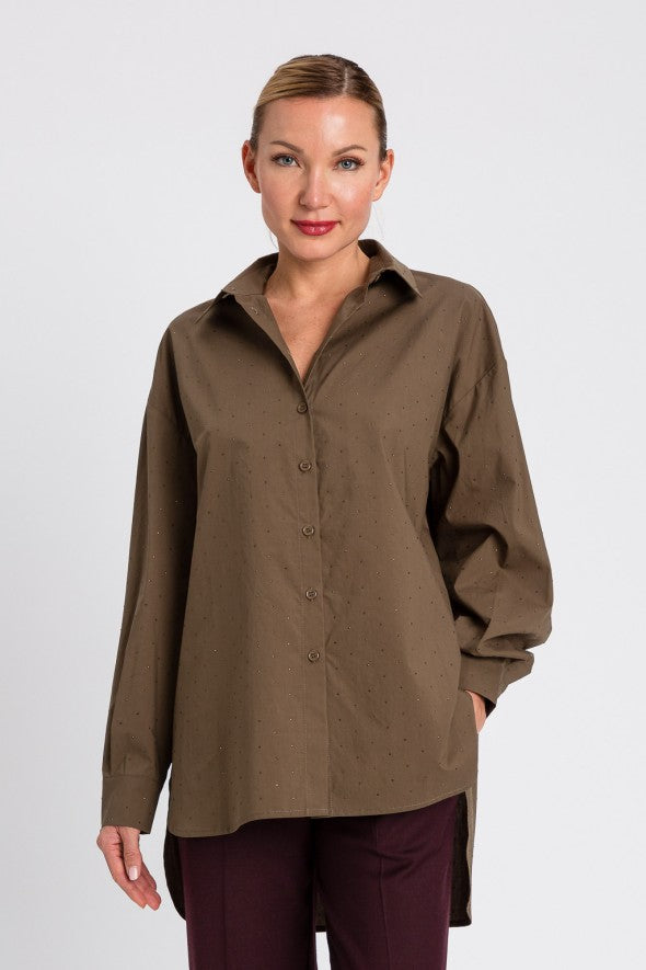 ΠΟΥΚΑΜΙΣΟ ΜΕ ΣΤΡΑΣ TWINSET MILANO