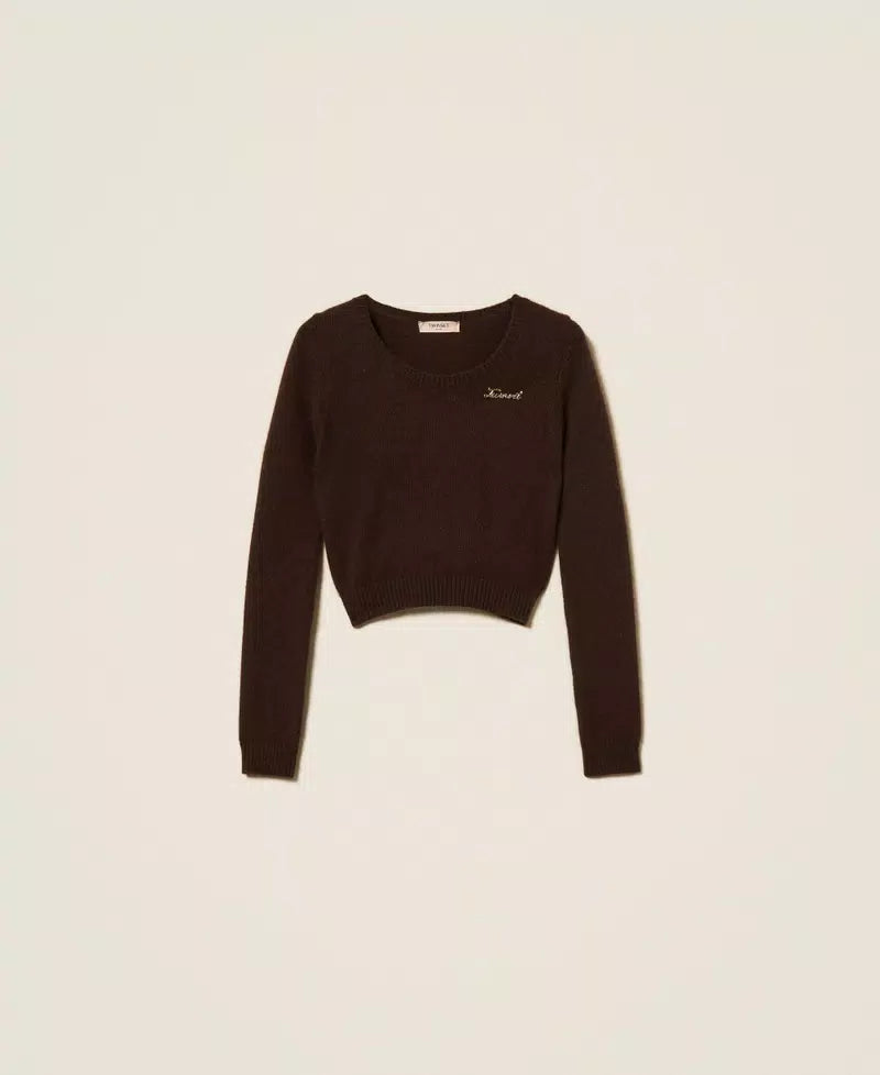 ΠΟΥΛΟΒΕΡ ΑΠΟ ΑΝΓΚΟΡΑ ΜΕ ΚΑΡΦΙΤΣΑ TWINSET MILANO