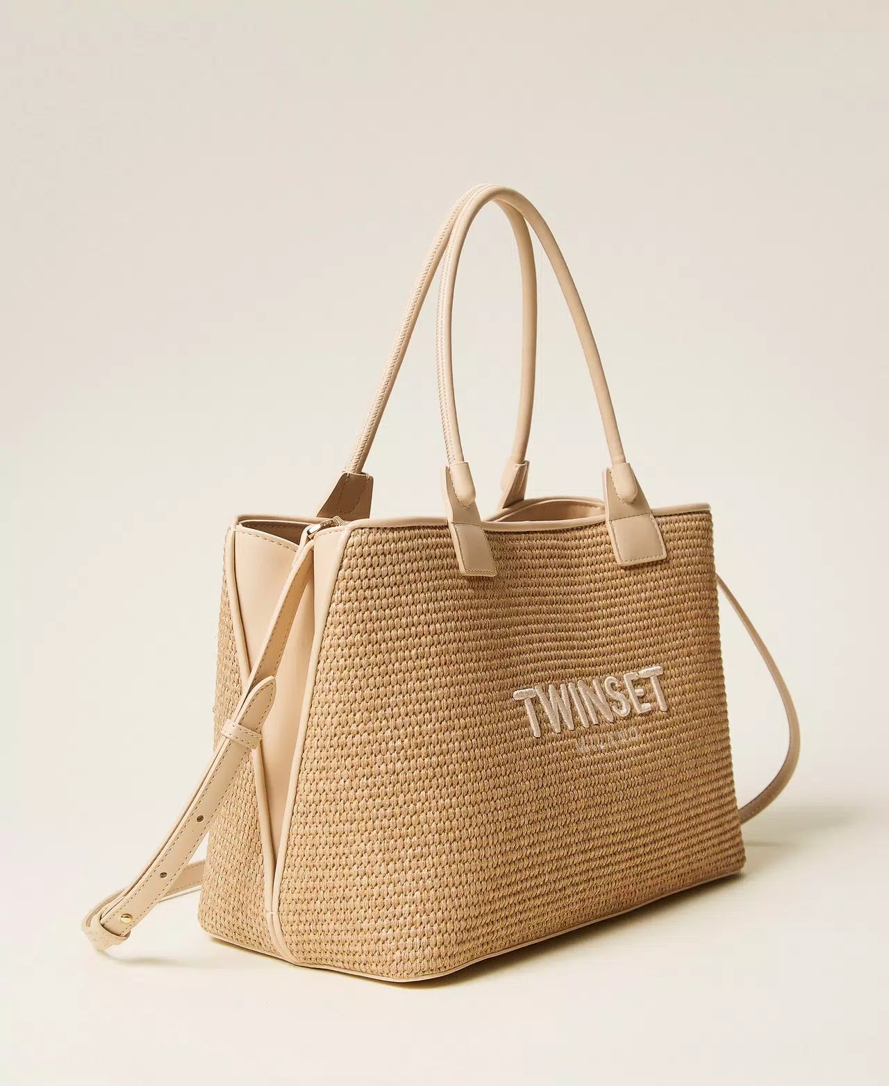 ΨΑΘΙΝΗ ΤΣΑΝΤΑ SHOPPER TWINSET