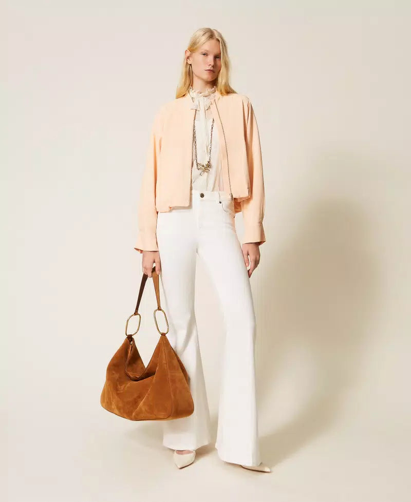 ΜΕΓΑΛΗ ΣΟΥΕΤ ΤΣΑΝΤΑ 'LILIANE' ΜΕ ΚΡΙΚΟΥΣ TWINSET