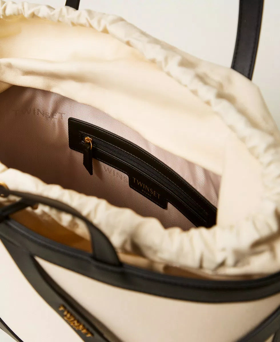 ΤΣΑΝΤΑ SHOPPER ΑΠΟ ΚΑΜΒΑ TWINSET