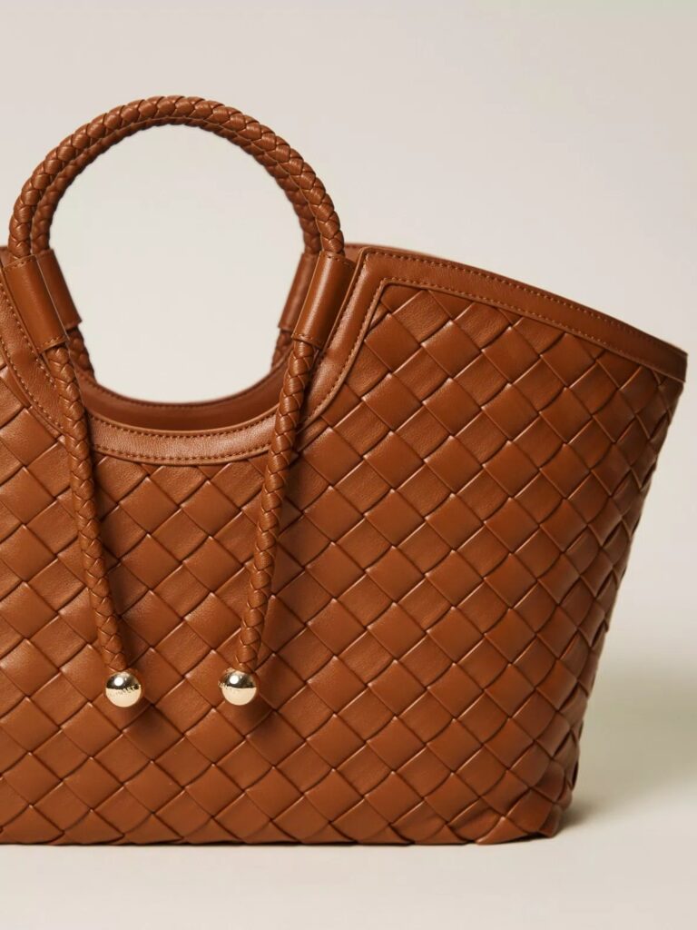 ΧΕΙΡΟΠΟΙΗΤΗ ΤΣΑΝΤΑ SHOPPER TWINSET