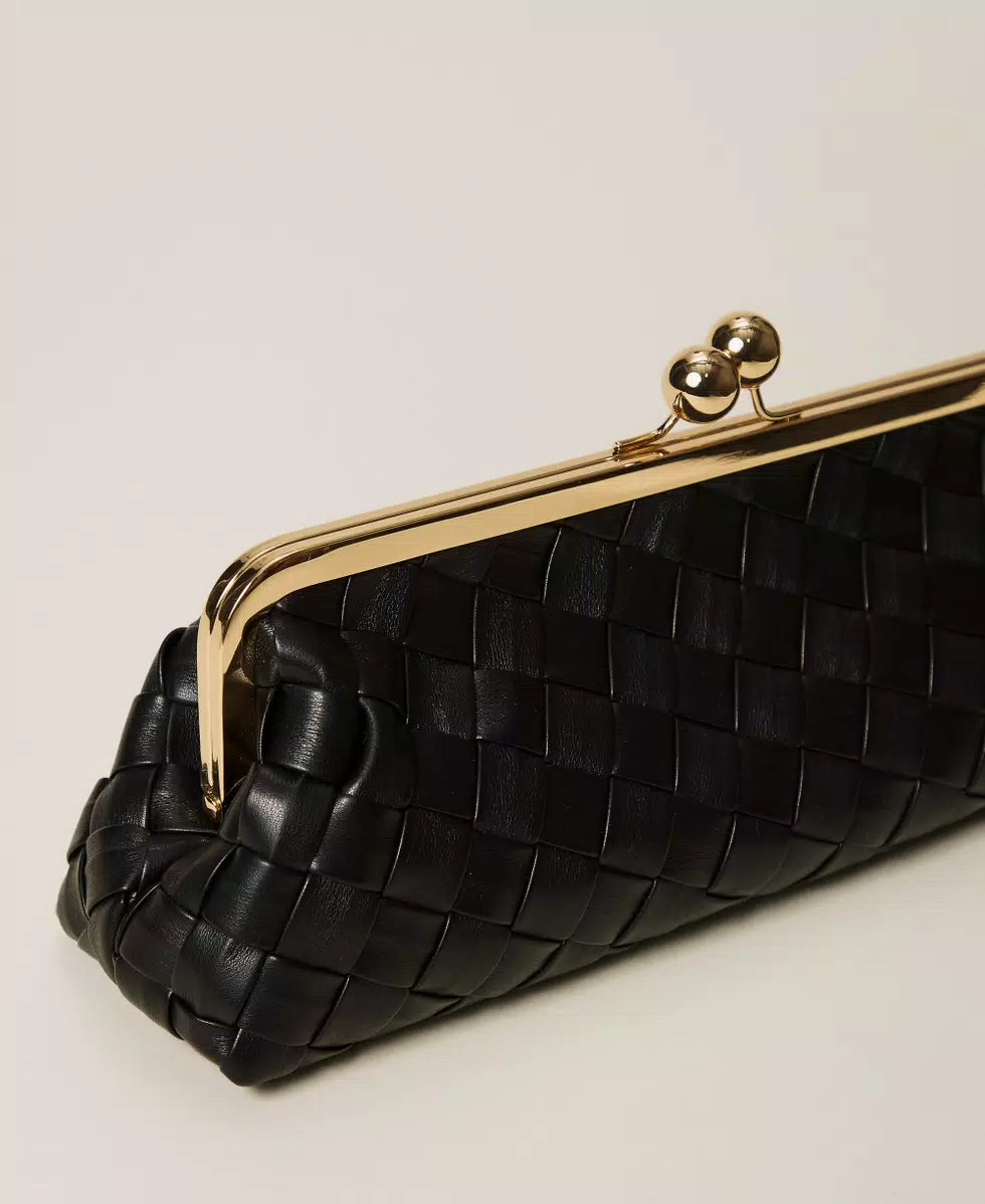 ΧΕΙΡΟΠΟΙΗΤΗ ΤΣΑΝΤΑ CLUTCH (BLACK) TWINSET