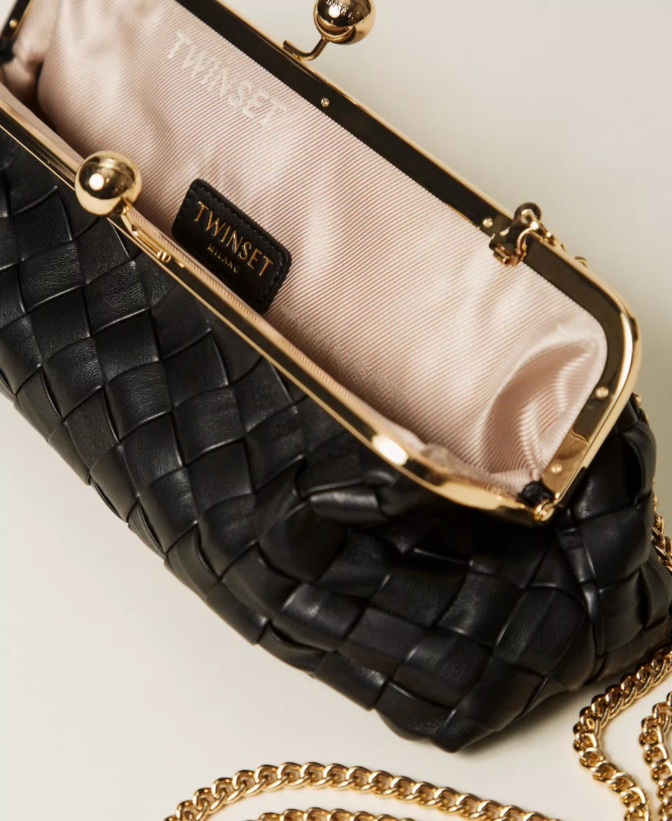 ΧΕΙΡΟΠΟΙΗΤΗ ΤΣΑΝΤΑ CLUTCH (BLACK) TWINSET