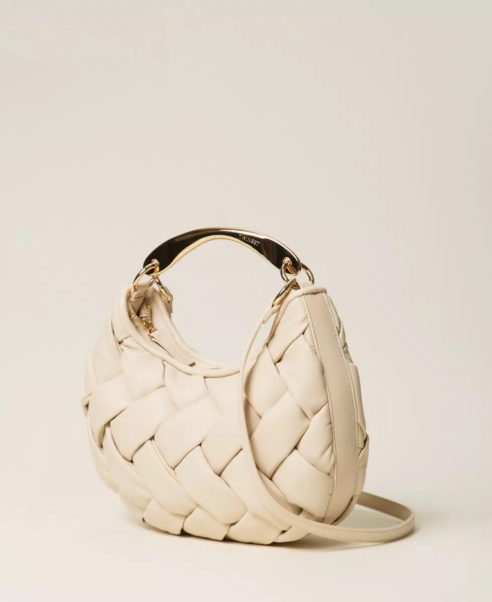 ΧΕΙΡΟΠΟΙΗΤΗ ΤΣΑΝΤΑ ΠΛΕΚΣΟΥΔΑ "CROISSANT" TWINSET