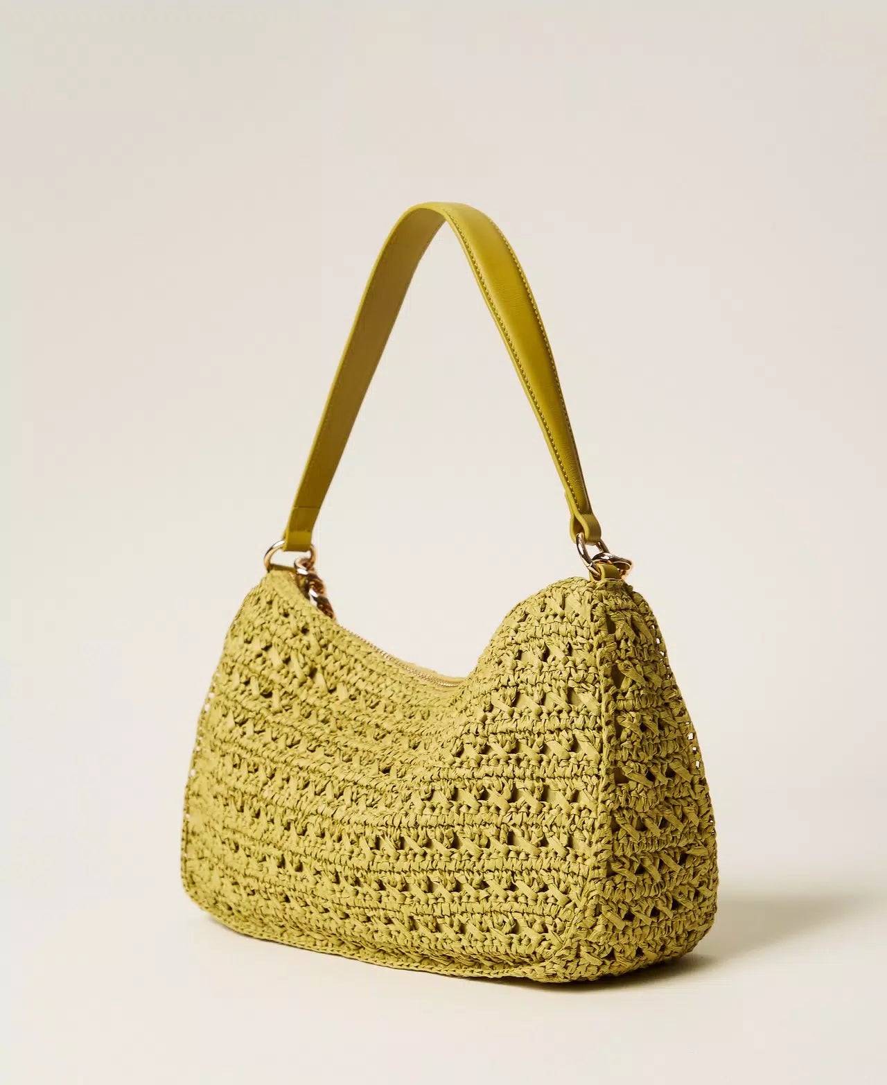 ΜΕΓΑΛΗ 'LILIAN' ΜΑΚΡΑΜΕ ΤΣΑΝΤΑ (AVOCADO OIL GREEN) TWINSET