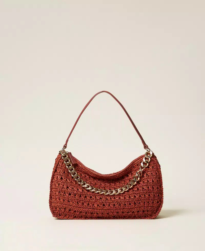 ΜΕΓΑΛΗ 'LILIAN' ΜΑΚΡΑΜΕ ΤΣΑΝΤΑ (HENNA) TWINSET